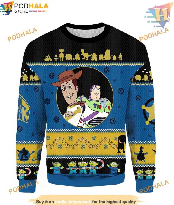 Toy Story Ugly Christmas 3D Sweater, Family Ugly Christmas Sweater