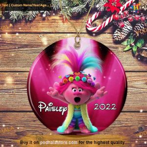 Trolls Branch & Poppy Ornament, Kids Christmas Keepsake