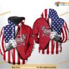Troy Trojans US Flag NCAA 3D Hoodie, Sweatshirt, Shirt