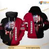 Troy Trojans US Flag Skull NCAA 3D Hoodie, Sweatshirt, Shirt