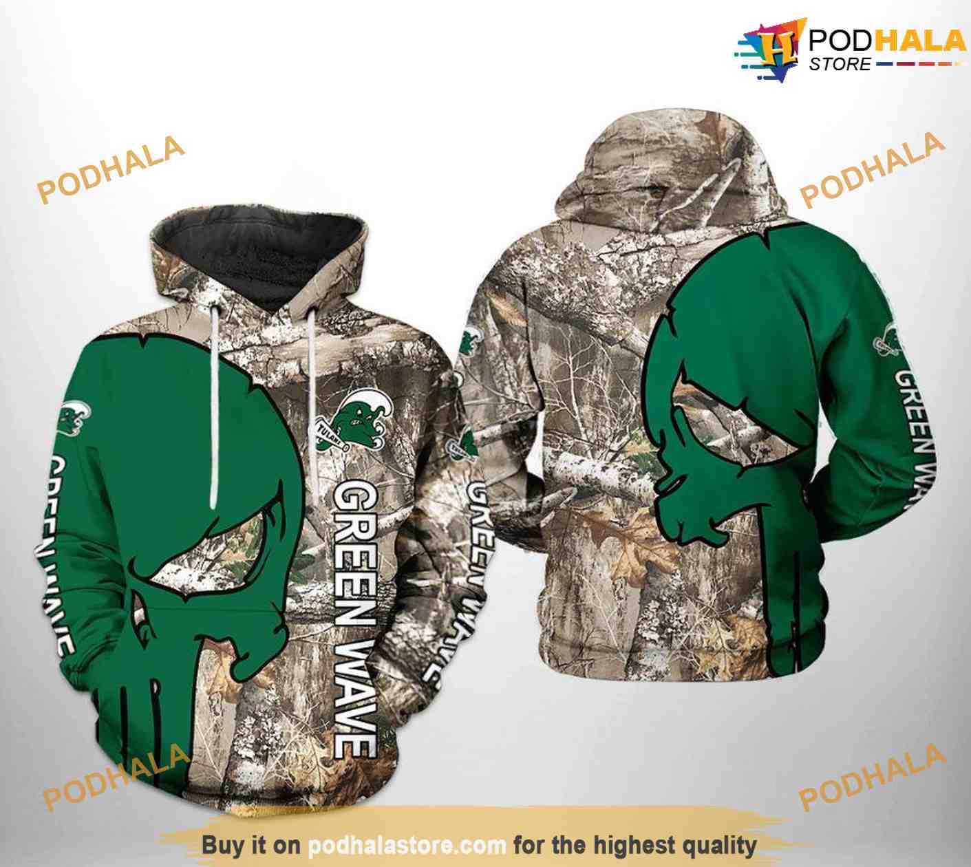 Wyoming Cowboys NCAA Camo Veteran Hunting 3D Printed Hoodie - Teeruto