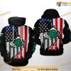 Tulane Green Wave US Flag NCAA 3D Hoodie, Sweatshirt, Shirt