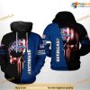 Tulsa Golden Hurricane US Flag Skull NCAA 3D Hoodie, Sweatshirt, Shirt
