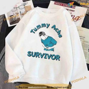 Tummy Ache Survivor Shirt Trending Gift For Women Men 3