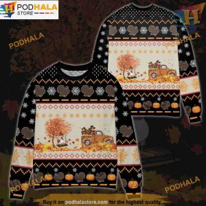 Turkey Thanksgiving 3D Sweater, Family Ugly Christmas Sweater