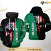 UAB Blazers US Flag Skull NCAA 3D Hoodie, Sweatshirt, Shirt