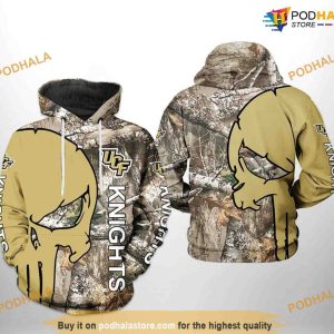 UCF Knights Camo Veteran Hunting NCAA 3D Hoodie, Sweatshirt, Shirt