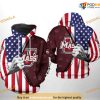 UMass Minutemen US Flag NCAA 3D Hoodie, Sweatshirt, Shirt