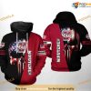 UMass Minutemen US Flag Skull NCAA 3D Hoodie, Sweatshirt, Shirt