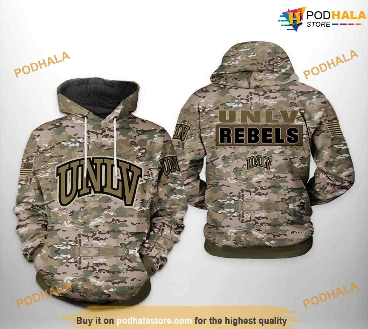 UNLV Rebels Camo Veteran NCAA 3D Hoodie, Sweatshirt, Shirt UNLV Rebels Camo Veteran NCAA 3D Hoodie, Sweatshirt, Shirt