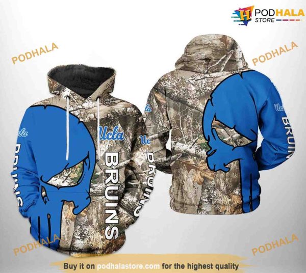 Ucla Bruins Camo Veteran Hunting NCAA 3D Hoodie, Sweatshirt, Shirt