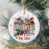 Universal 2023 Ornament, Disneyland Decoration, Personalized Family Christmas Ornaments