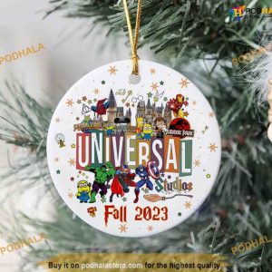 Universal 2023 Ornament, Disneyland Decoration, Personalized Family Christmas Ornaments