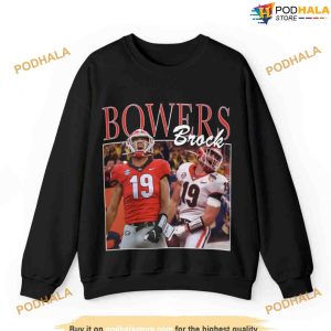 Vintage 90s Brock Bowers Shirt Georgia Football Gift 3
