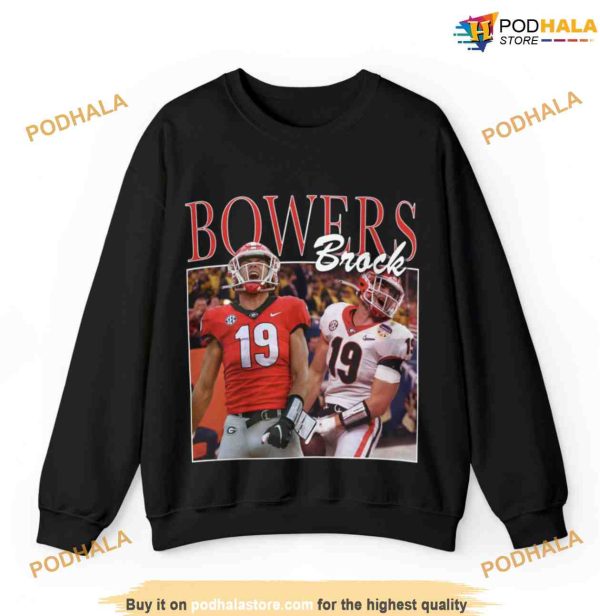 Vintage 90s Brock Bowers Shirt, Georgia Football Gift