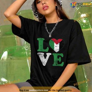 Vintage Free Palestine Flag Shirts For Men Political Shirt 2