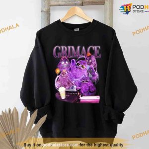 Vintage Grimace Shake Funny Trend Meme HBD Grimace Hilarious Sweatshirt 2