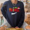 Vintage Grinch NIke Snowman Sweatshirt, Grinch Christmas Shirt