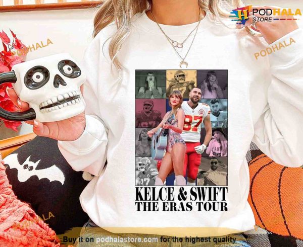 Vintage Travis Kelce Taylor Swift Football Shirt, Swifties Era Tribute