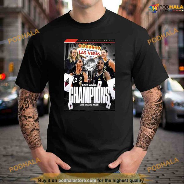 WNBA Champions 2023 Las Vegas Aces Are Back To Back Shirt