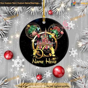 Walt Disney 50th Anniversary Ornament, Personalized Family Ornaments