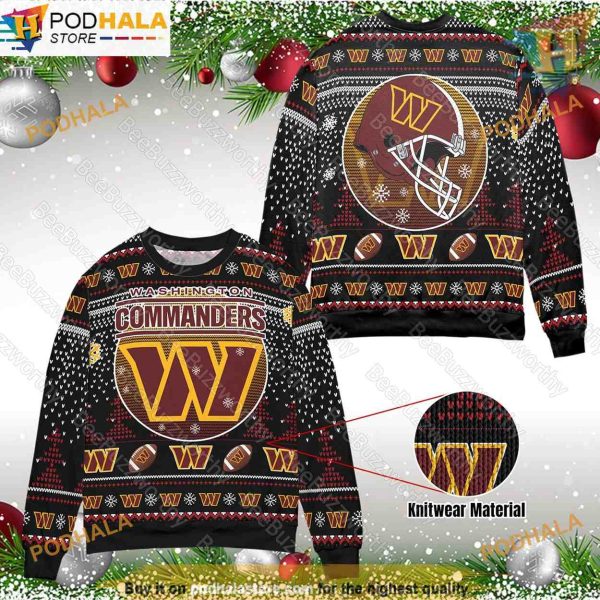 Washington Commanders Ugly Sweaters, Friends Christmas Sweater