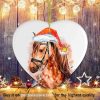 Watercolor Horse Ornament, Family Christmas Ornaments