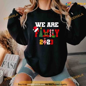 We Are Family 2023 Happy Family Christmas Long Sleeve Shirt 2