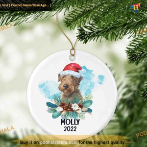 Welsh Terrier Ornament, Dog Christmas Decoration