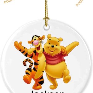 Winnie The Pooh 2023 Kids Ornament, Personalized Disney World Christmas Ornaments