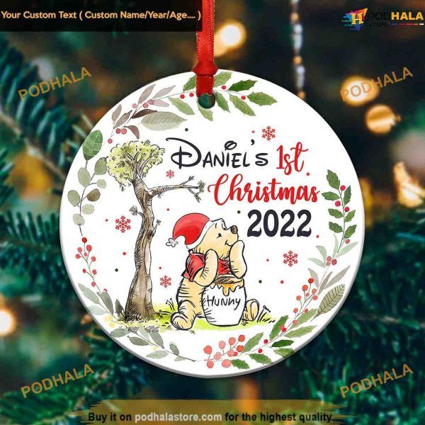 Winnie the Pooh Ornament, Baby’s First Christmas