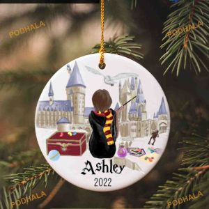 Wizard Theme Custom Ornament, Funny Christmas Ornaments