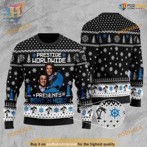 Worldwide Boat'n Hoes Ugly Christmas 3D Sweater, Funniest Ugly Christmas Sweater