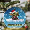 Yoda Personalized Ornament, Friends Christmas Ornaments