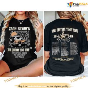 Zach Bryan The Quittin Time 2024 Tour Shirt, Sweatshirt