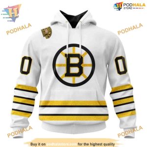 2023 2024 Centennial Away NHL Boston Bruins Hoodie 3D Travel Inspired Apparel 1