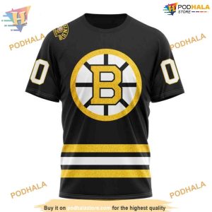 2023 2024 Centennial Home NHL Boston Bruins Hoodie 3D Classic Merch 2