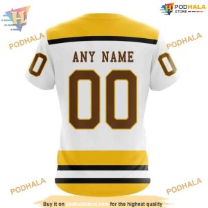 2023 2024 Centennial Third NHL Boston Bruins Hoodie 3D Commemorative Apparel 4