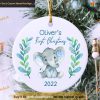 2023 Baby Boy 1st Christmas Ornament, Personalized Keepsake