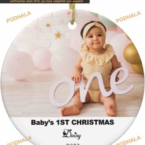 2023 Baby's First Christmas, Personalized Ornament, Baby Boy Girl