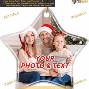 2023 Customized Ceramic Xmas Ornament Unique Decor for Newborn to Adults