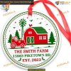 2023 Farmhouse Christmas Ornament, Tractor, Farmer Gift, Farm Life