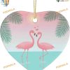 2023 Flamingo & Seagull Heart Ornament, Personalized Family Christmas Ornaments