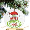 2023 Merry Grinchmas Decor, Santa Grinch Christmas Ornaments