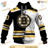 2023 Mix Jersey Style Personalized NHL Boston Bruins Hoodie 3D, Customizable Merch