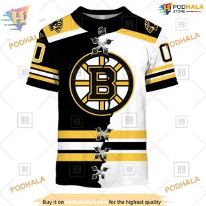 2023 Mix Jersey Style Personalized NHL Boston Bruins Hoodie 3D Customizable Merch 2
