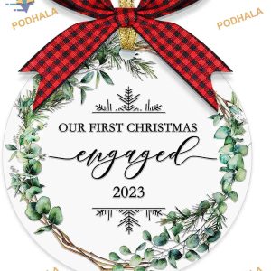 2023 Newly Engaged Christmas Ornament, Breezy Valley Engagement Gift, House Warming