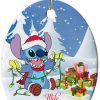 2023 Orval Stitch Character Ceramic Ornament, Custom Family Christmas Ornaments