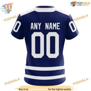 2023 Reverse Retro Toronto Maple Leafs Hoodie Custom NHL 3D Apparel 4