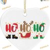 2023 Santa Ceramic Ornament, Family Christmas Tree Decoration, Holiday Ho Ho Ho Decor